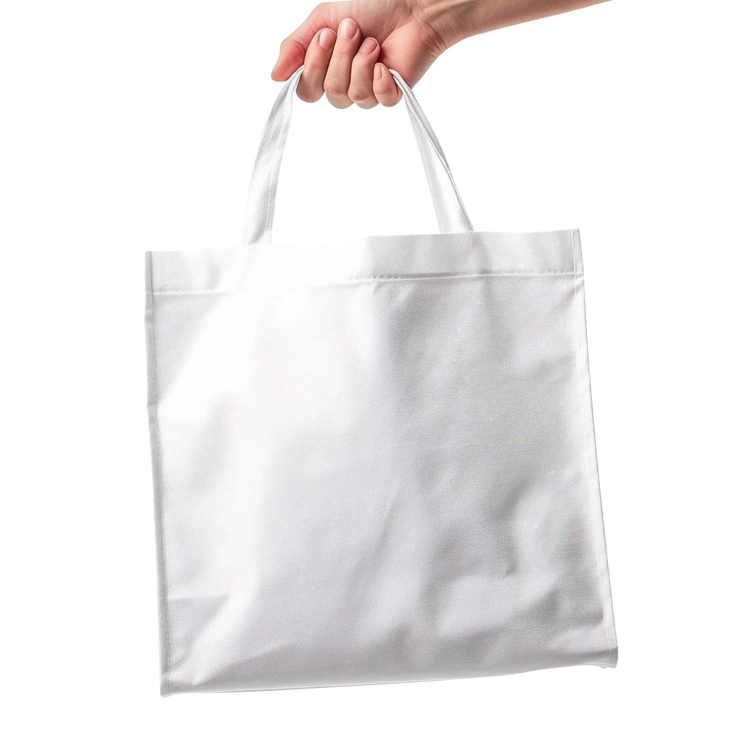 Saco Tecido - Sem Tema (1x1) Sacola de presente em branco para comércio ou publicidade.
