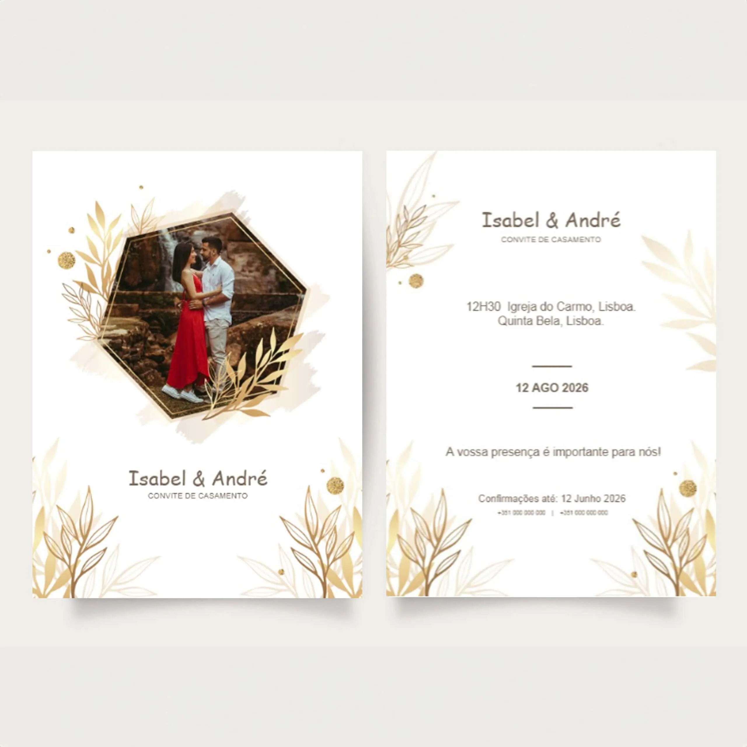 convite para casamento Happybooks
