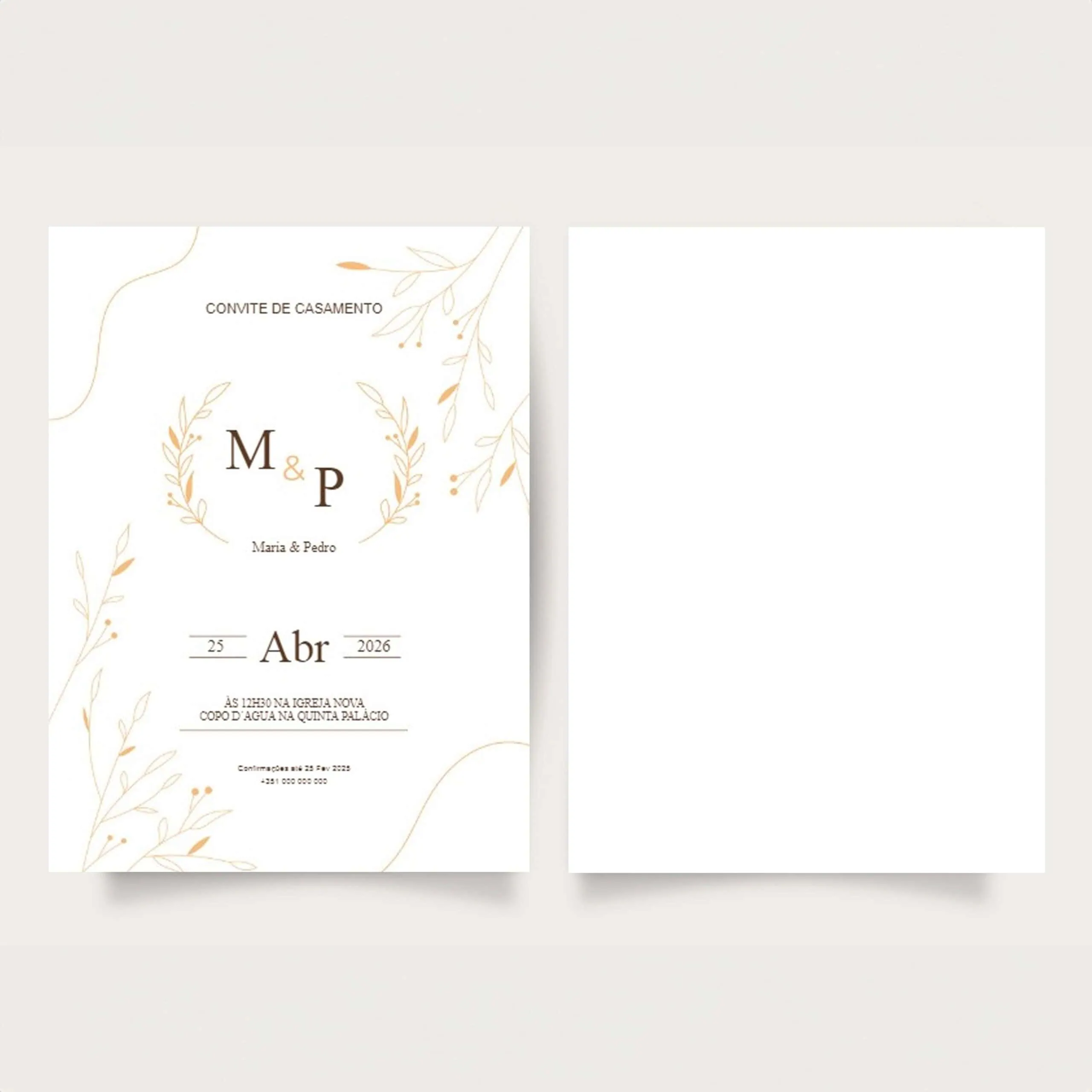 convite para casamento HappyBooks convite para casamento HappyBooks
