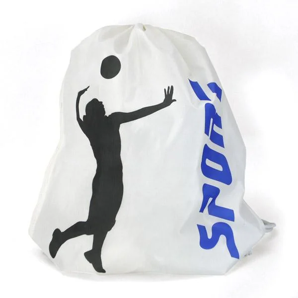 Temos disponível um saco desportivo branco, com dimensões que se adequam perfeitamente a quem valoriza estilo e funcionalidade durante a prática desportiva.