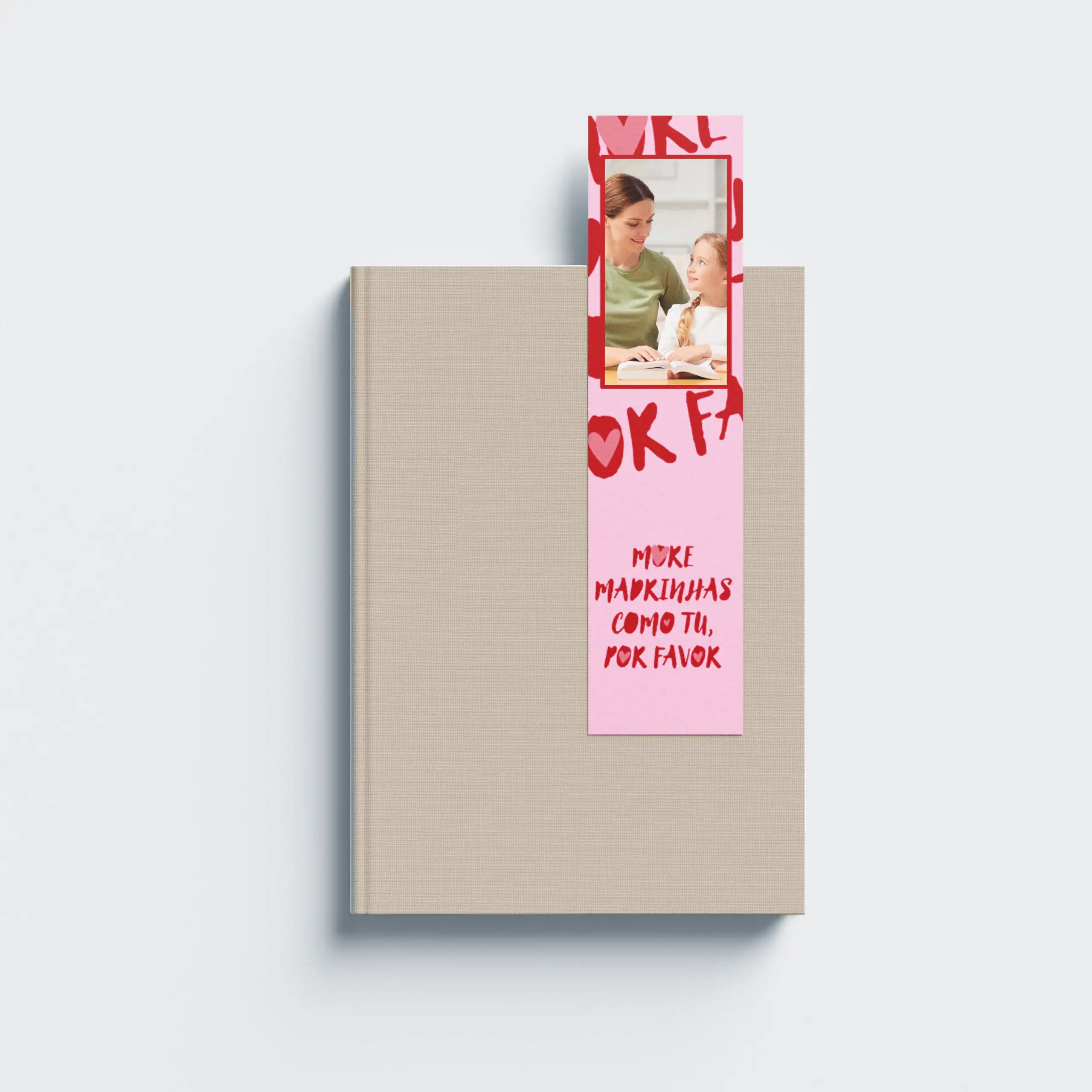 MarcadorMadrinhasComoTu_02 Amor e leitura: livro de criança com banda de incentivo à leitura, marca personalizada HappyBooks.