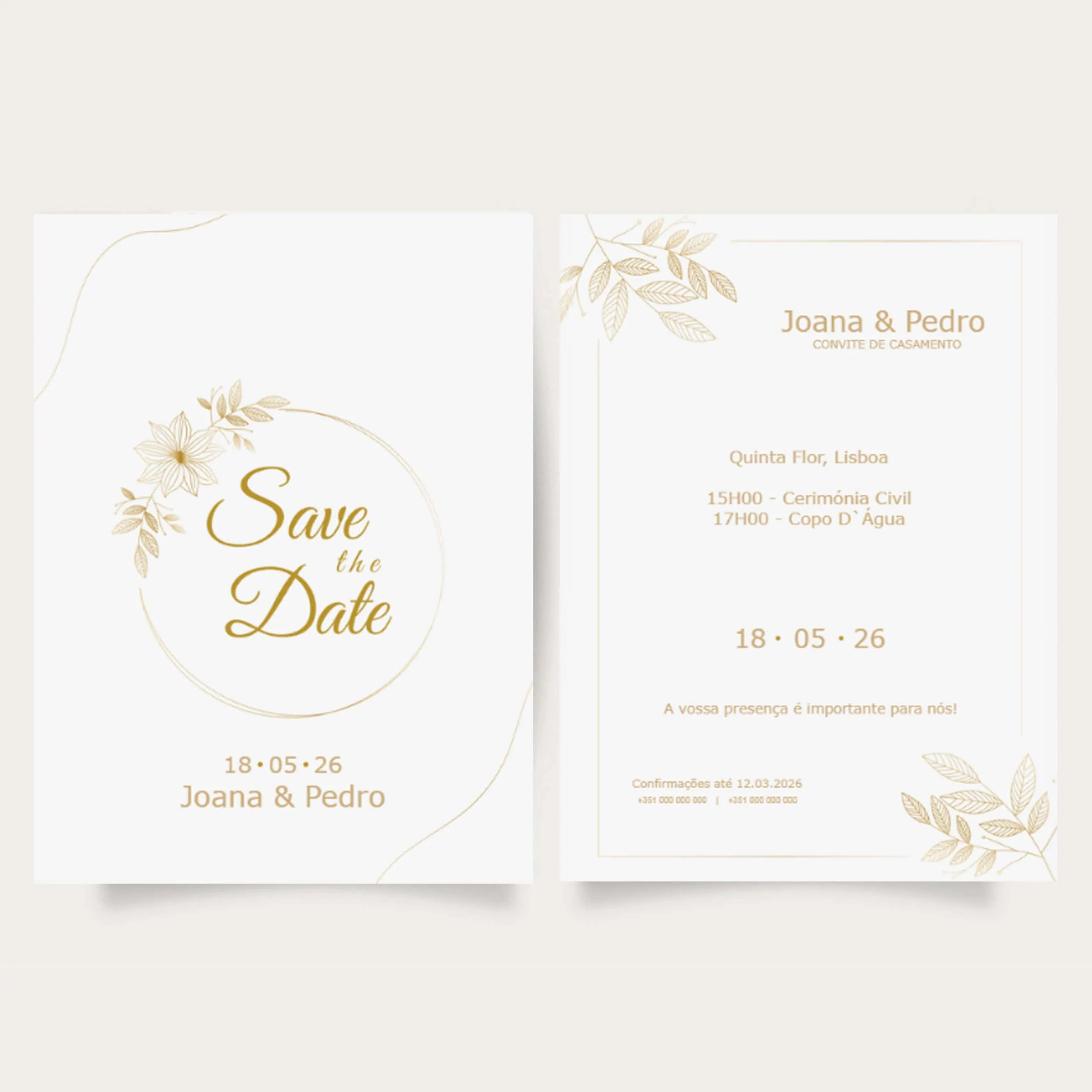 convite para casamento HappyBooks