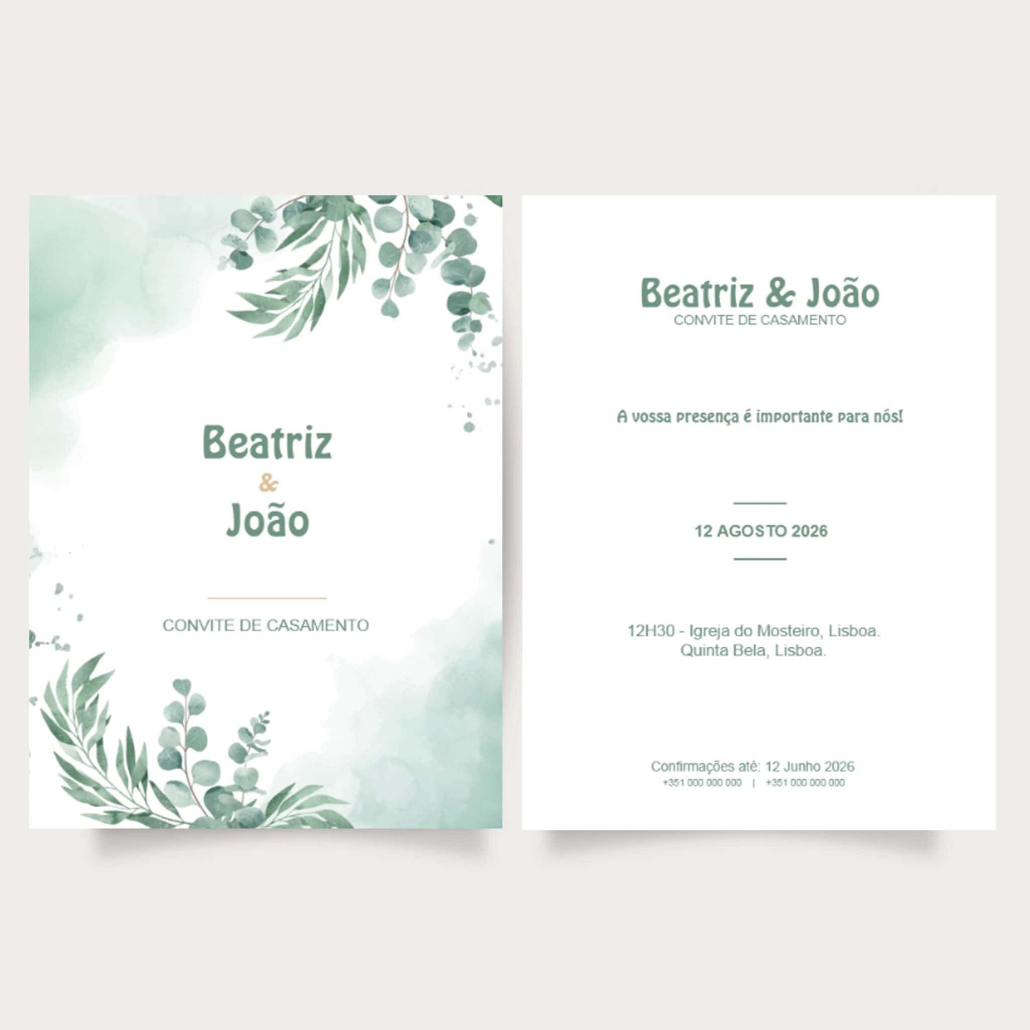 Convite de casamento HappyBooks