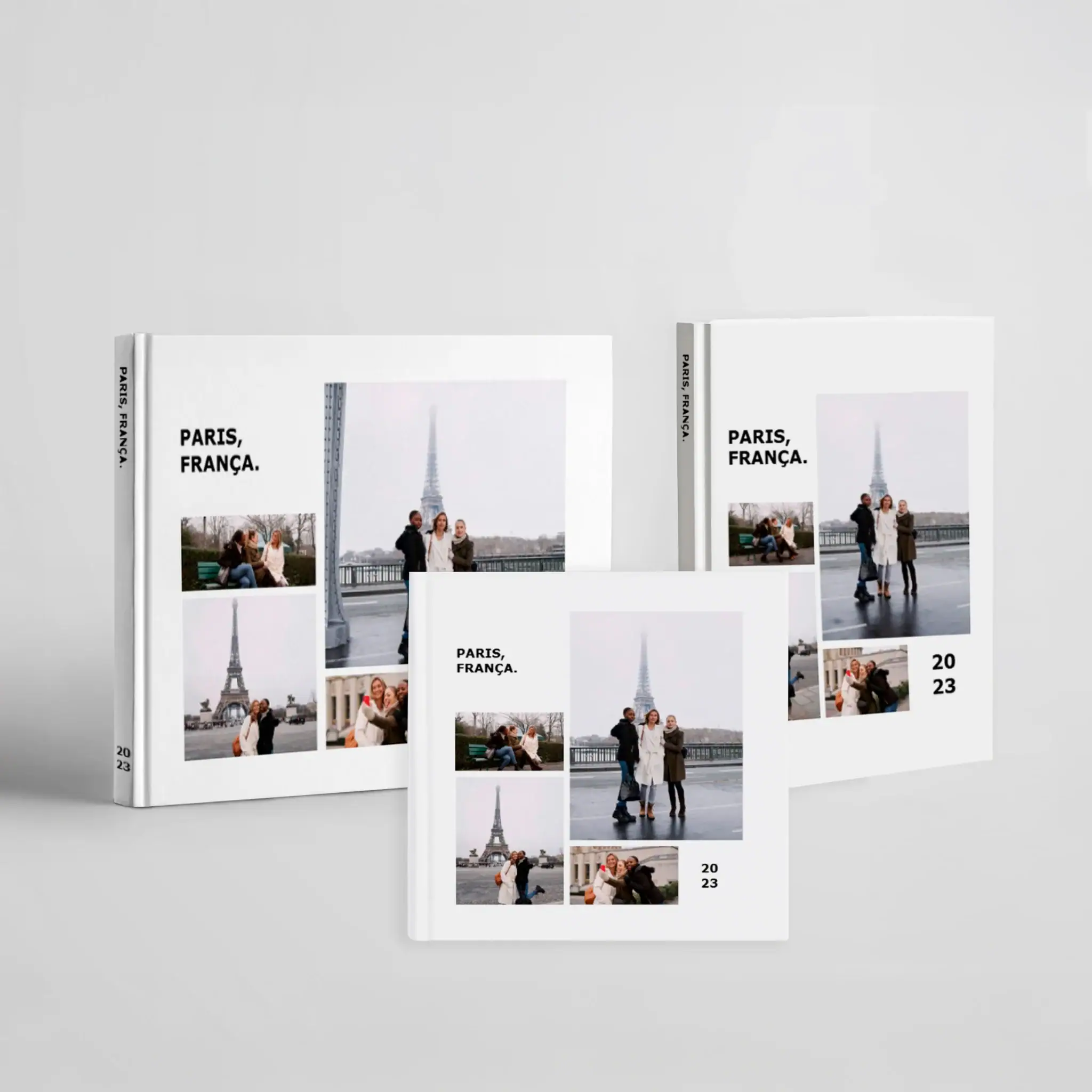 álbum de fotos para viagens