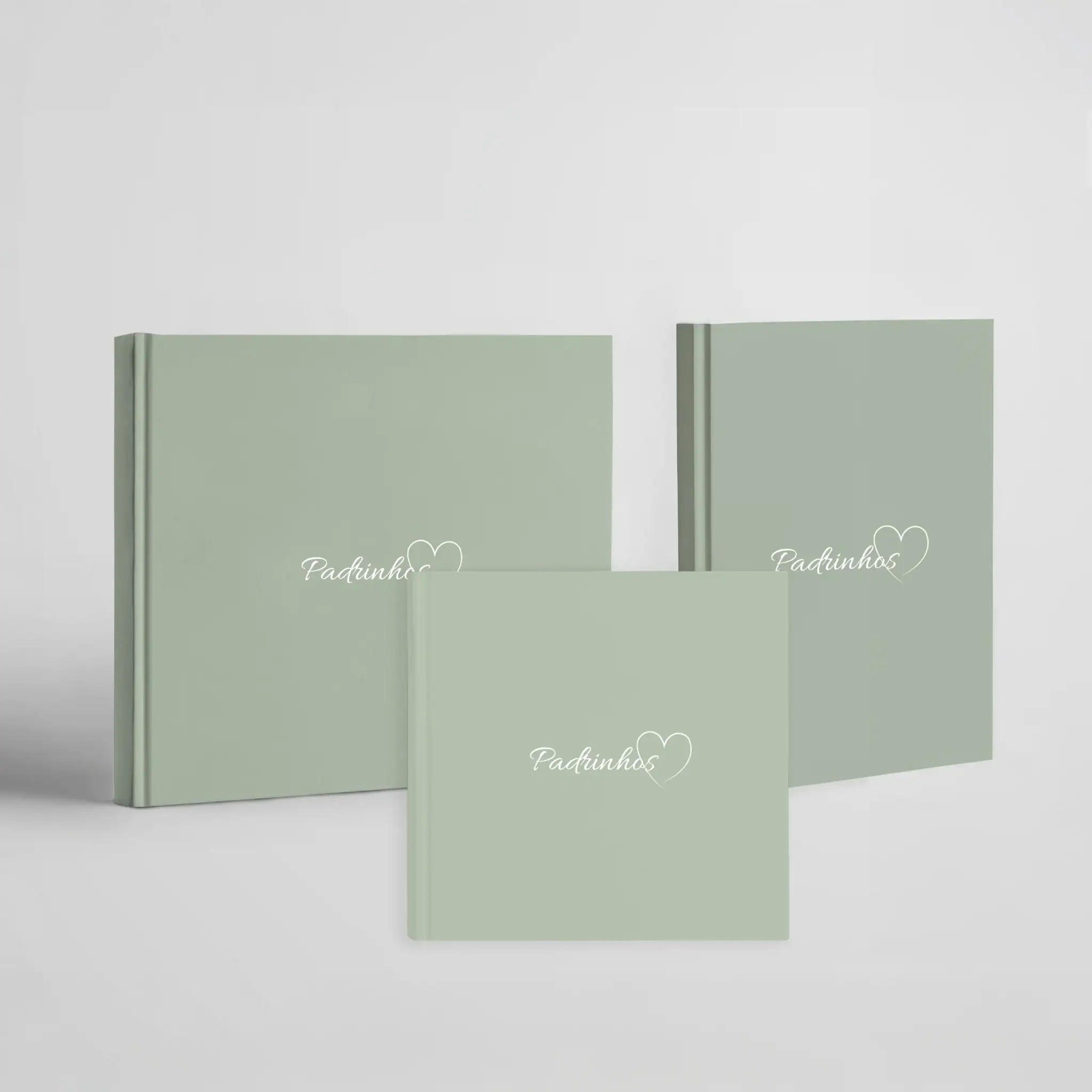 Álbum de fotos para Padrinhos menta