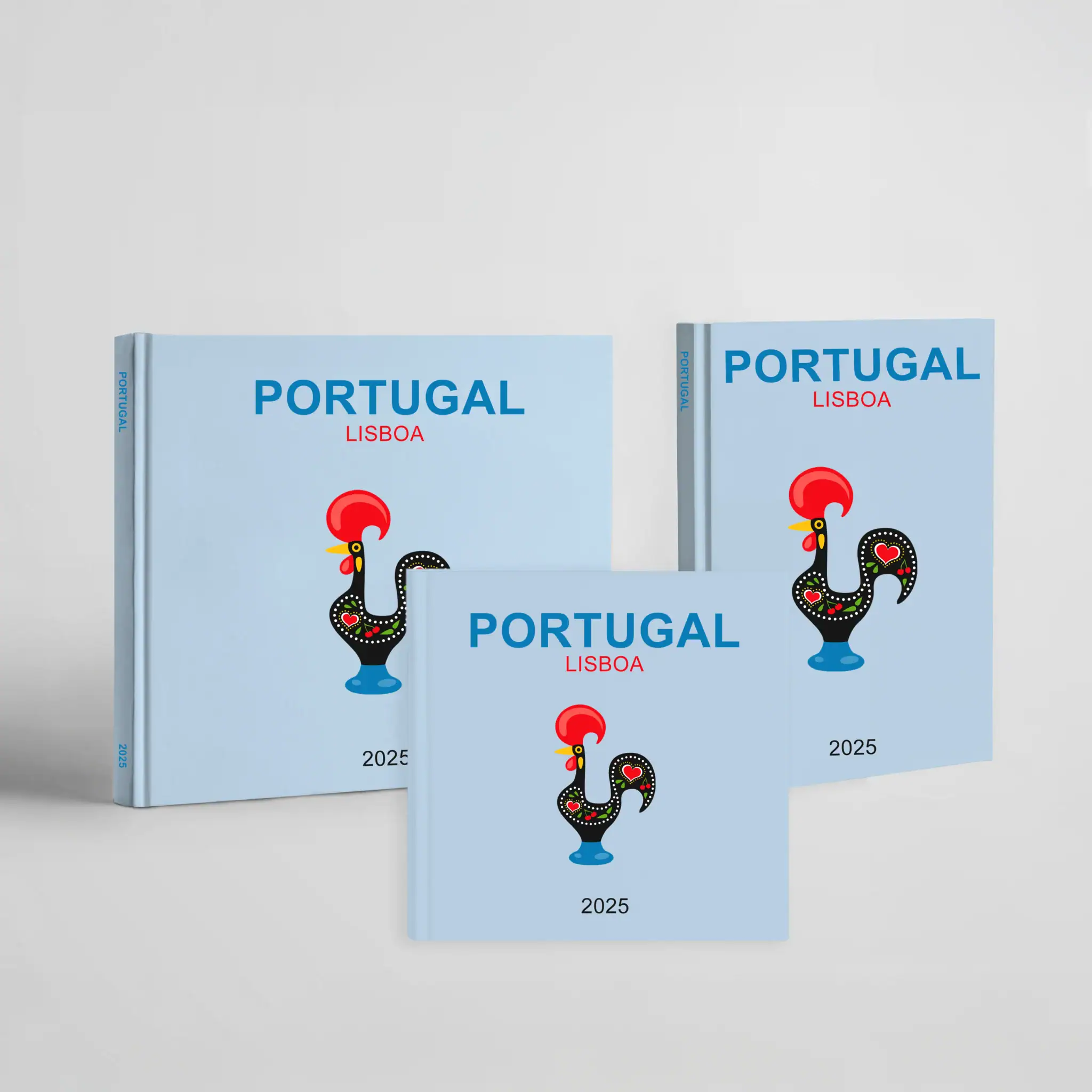 Livros de Portugal Lisboa com capa de design colorido e moderno, edição 2025, ideal para colecionadores e amantes de literatura portuguesa.